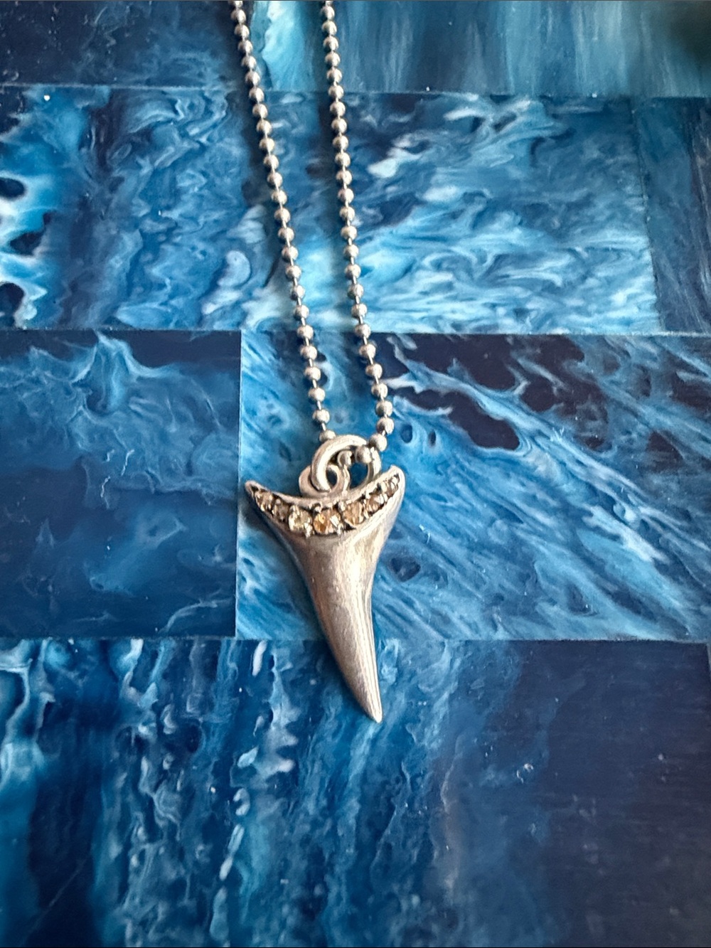 Chan Luu Diamond Tooth Necklace